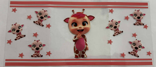 16oz UV DTF wrap Animals 34
