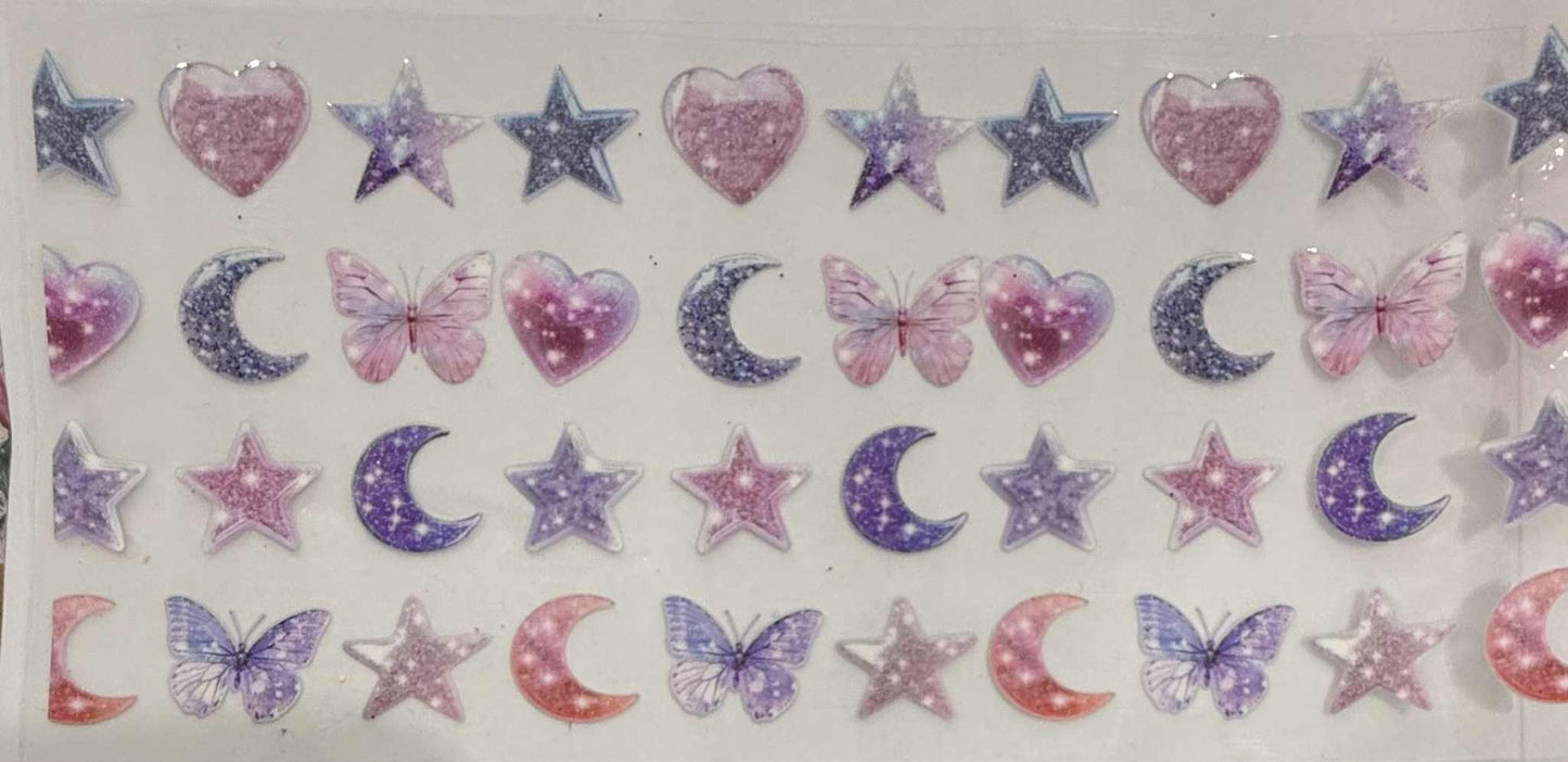 16oz UV DTF wrap Hearts 2