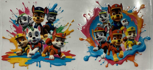 16oz UV DTF wrap Paw Patrol 6