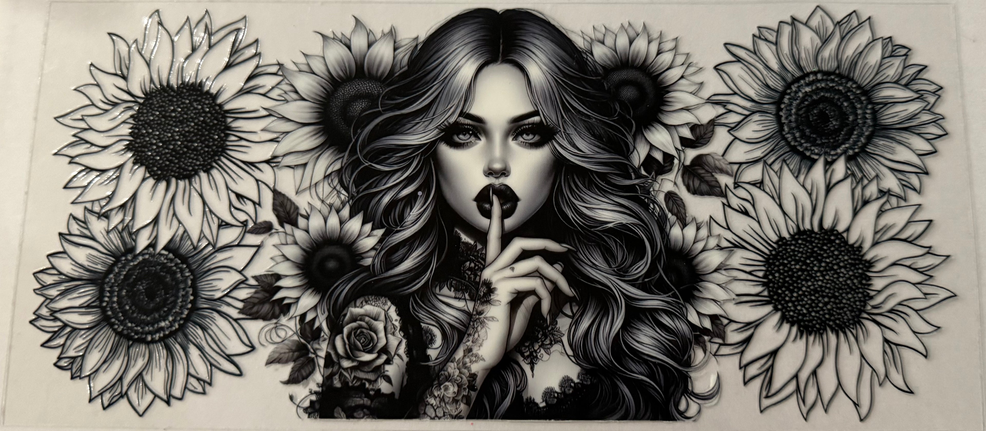 16oz UV DTF Wrap Tattoo Girls NQ 01