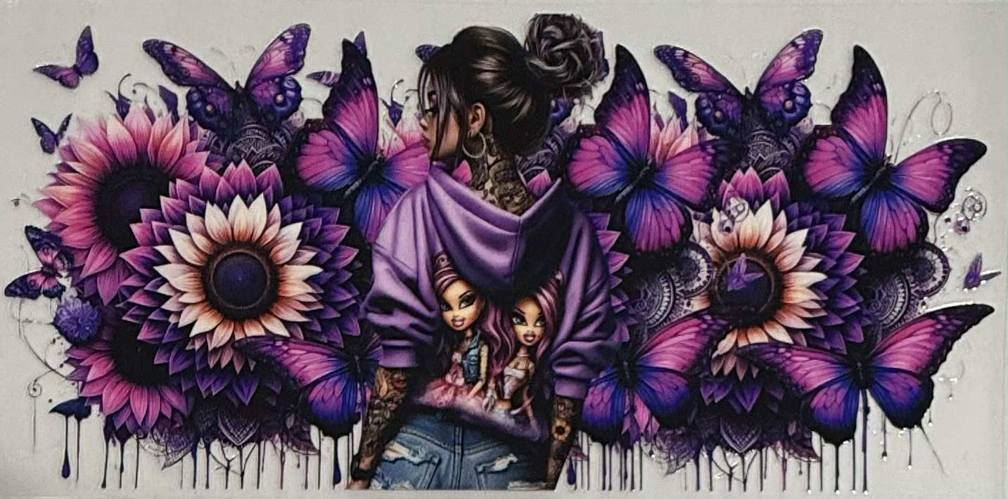 16oz UV DTF Wrap Tattoo Girls NQ 14