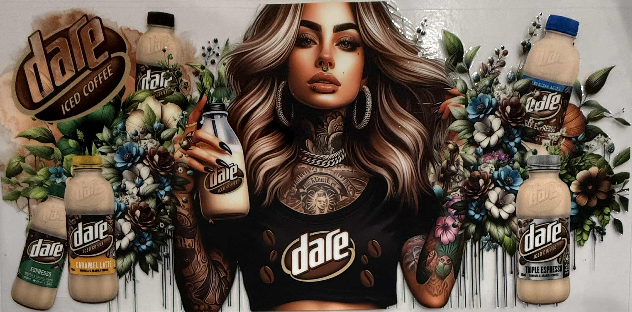 16oz UV DTF Wrap Tattoo Girls NQ 15