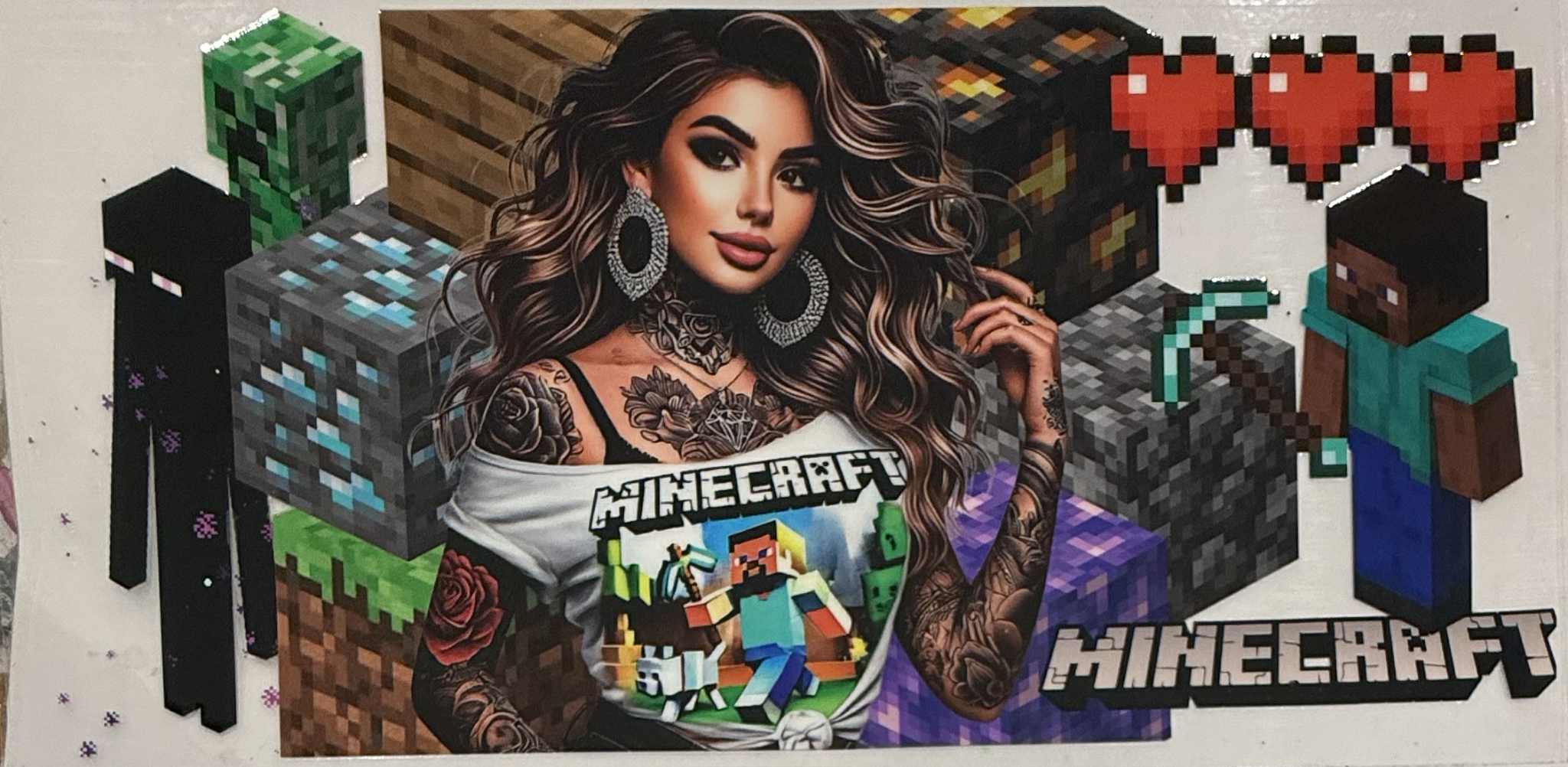 16oz UV DTF Wrap Tattoo Girls NQ 6