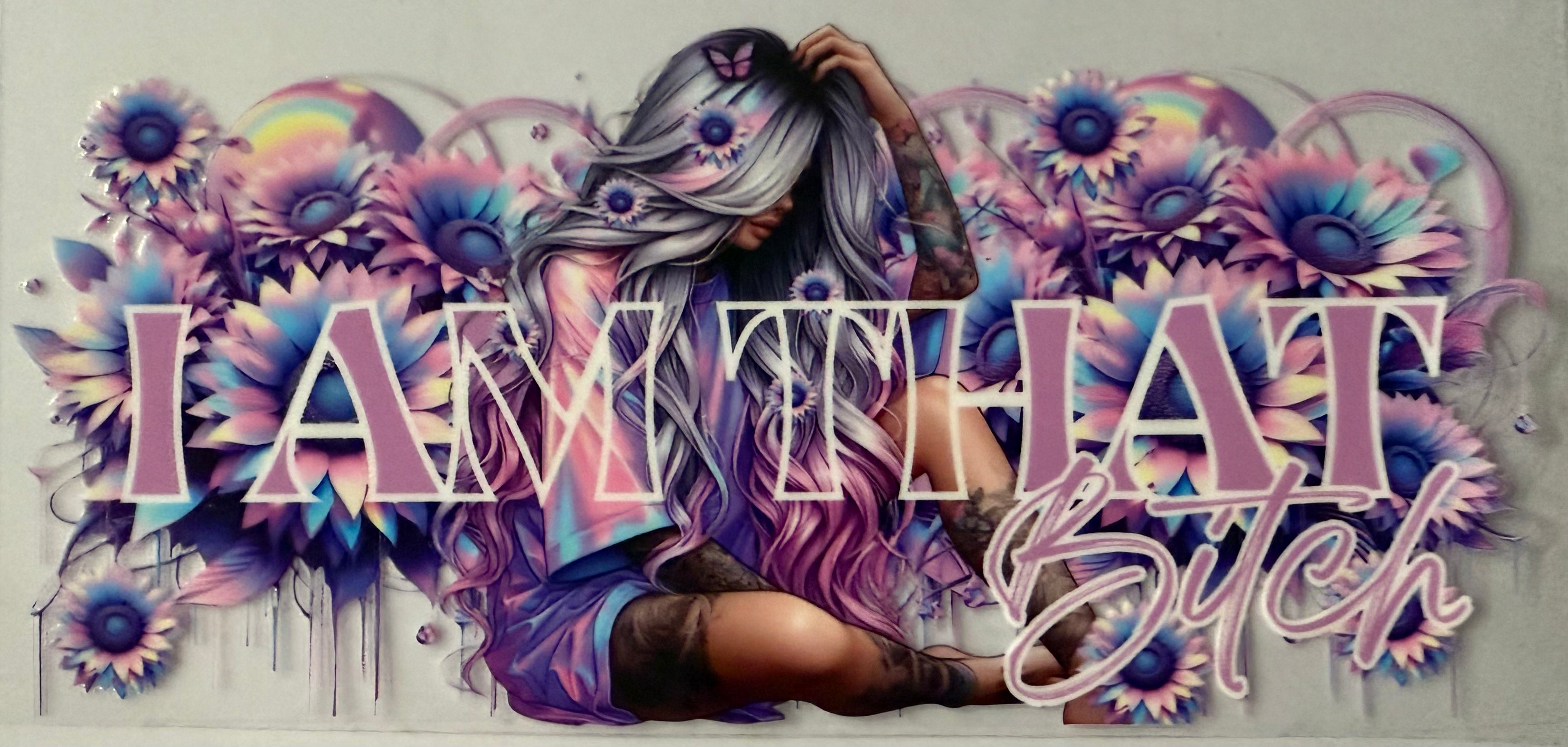 16oz UV DTF Wrap Tattoo Girls Quotes 20