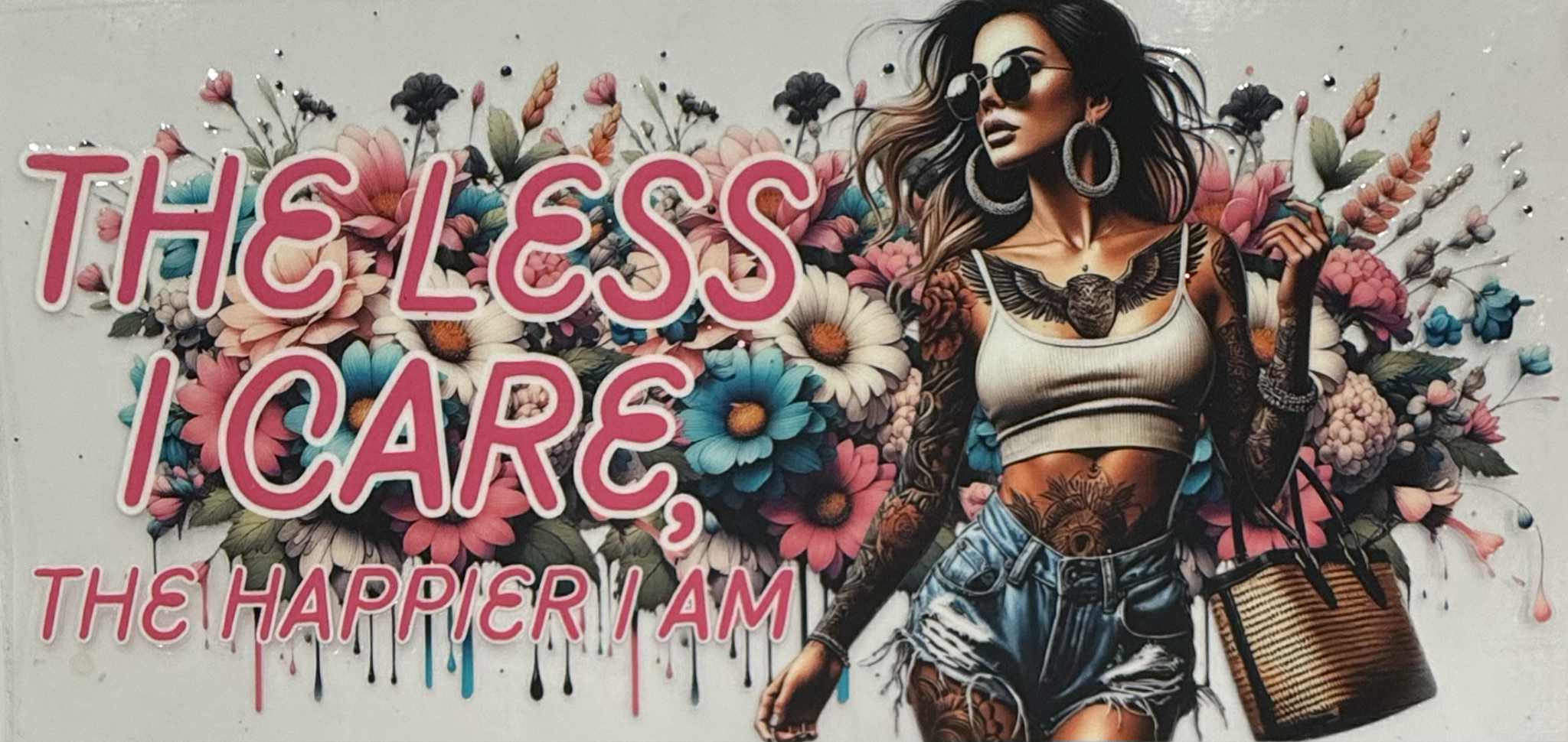 16oz UV DTF Wrap Tattoo Girls Quotes 24