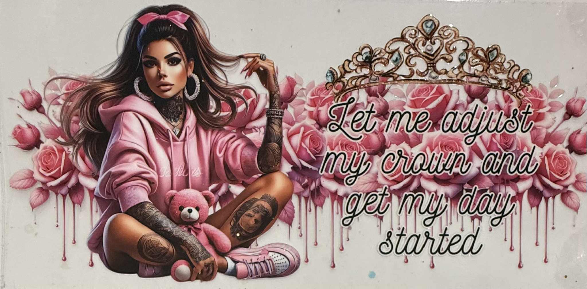 16oz UV DTF Wrap Tattoo Girls Quotes 29