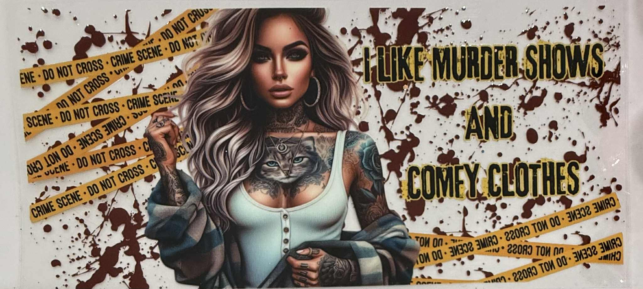 16oz UV DTF Wrap Tattoo Girls Quotes 33