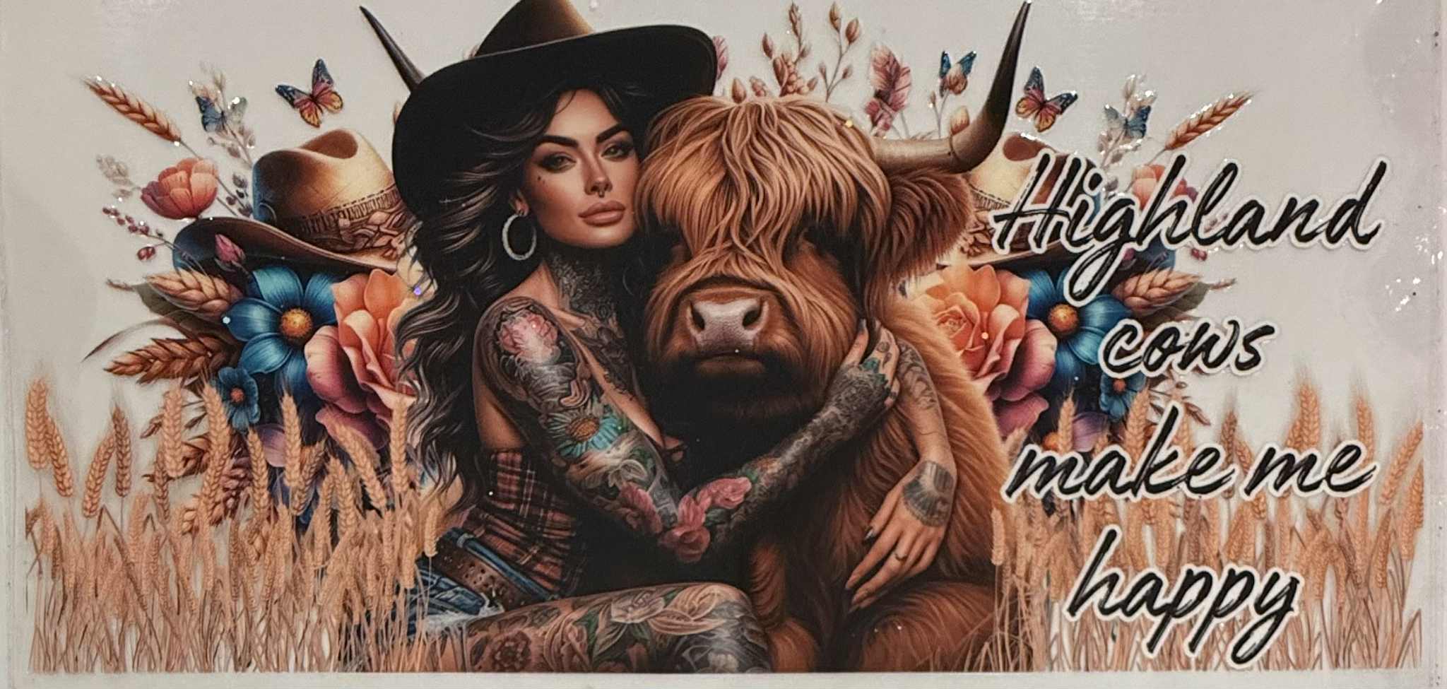 16oz UV DTF Wrap Tattoo Girls Quotes 35