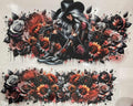 40oz UV DTF Wrap Cowgirl Flowers