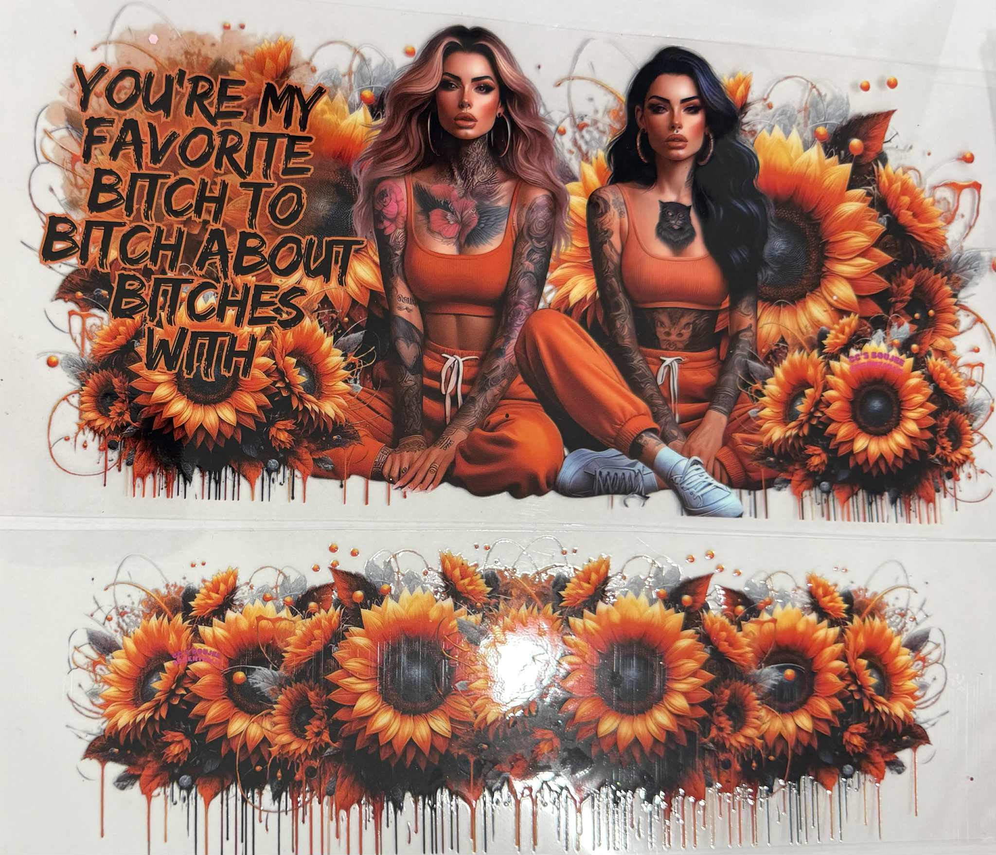 40oz UV DTF Wrap Favourite B