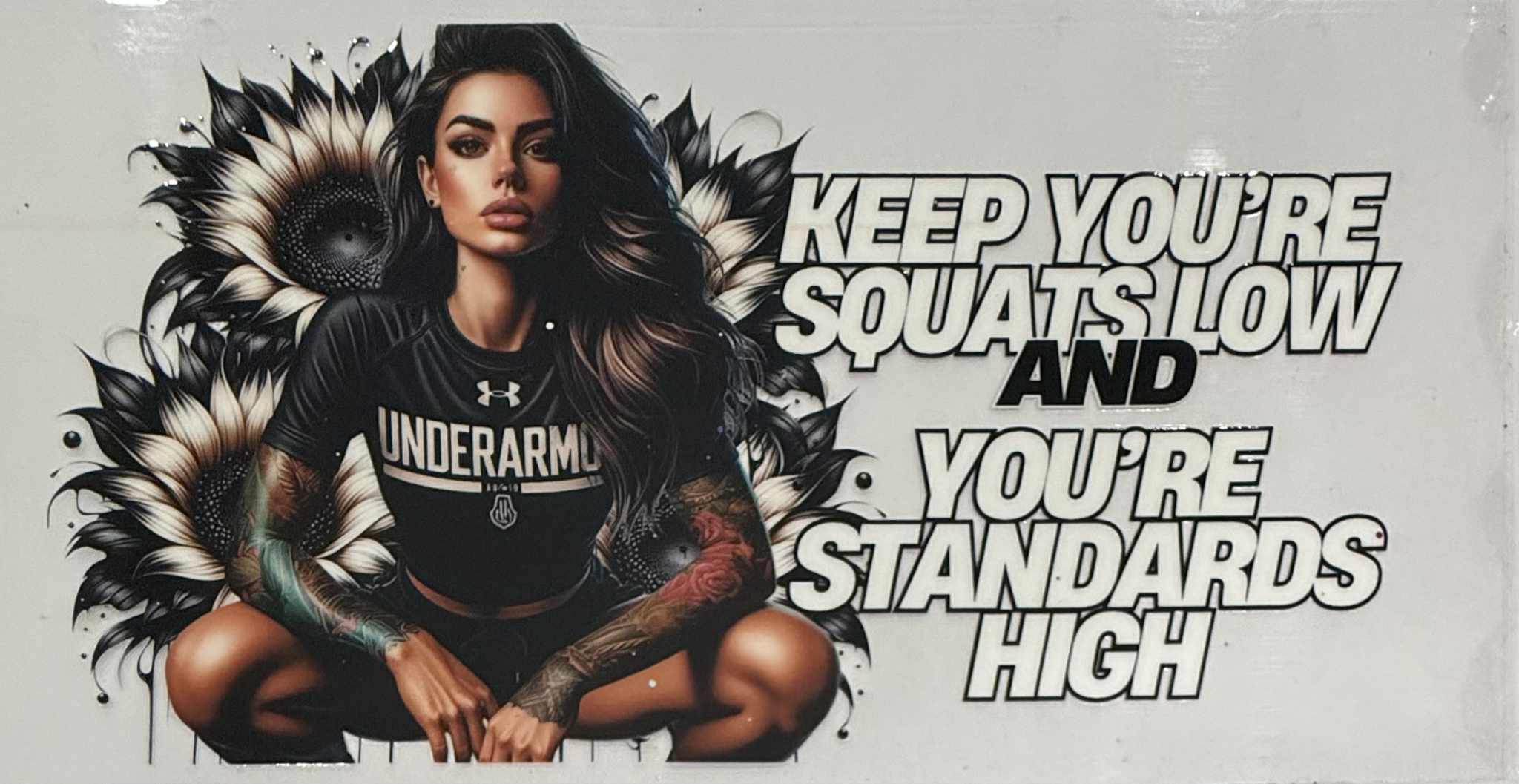 16oz UV DTF Wrap Tattoo Girls Quotes 43