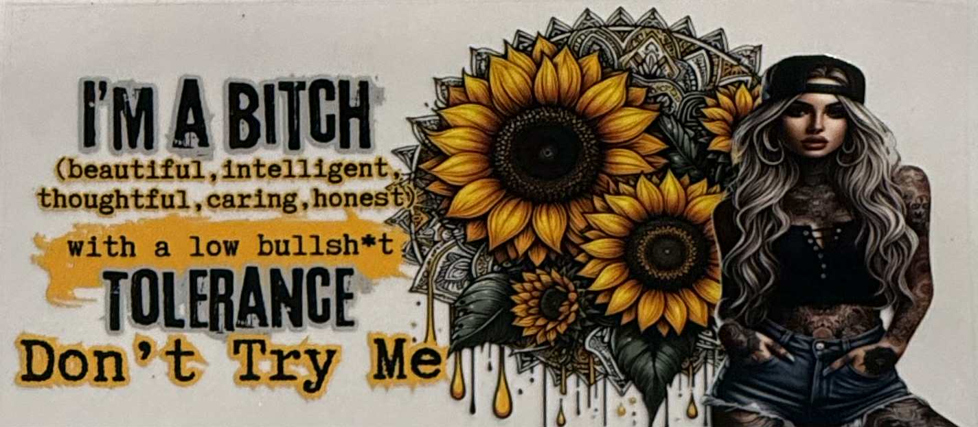 16oz UV DTF Wrap Tattoo Girls Quotes 44