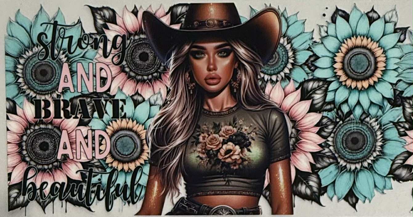 16oz UV DTF Wrap Tattoo Girls Quotes 46