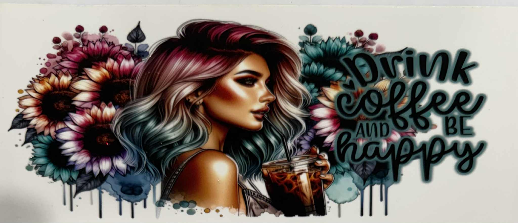 16oz UV DTF Wrap Tattoo Girls Quotes 51