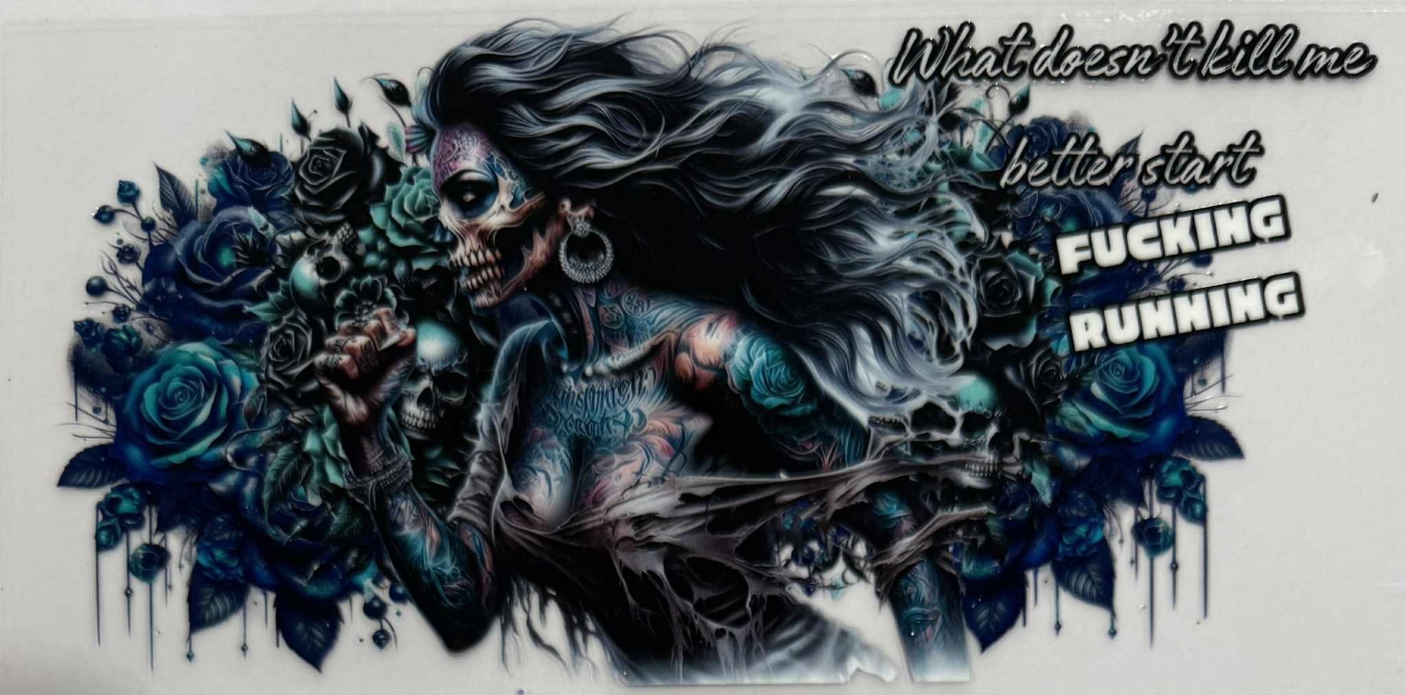 16oz UV DTF Wrap Tattoo Girls Quotes 52