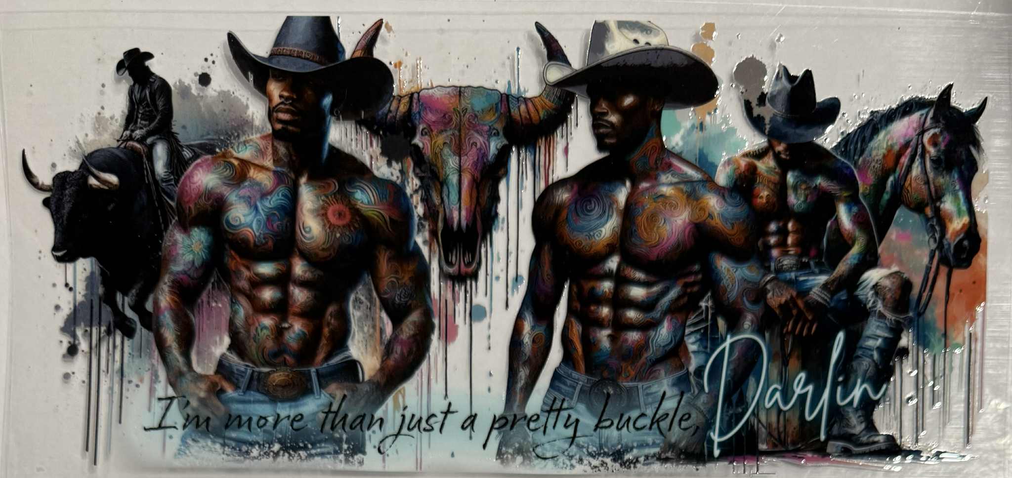 16oz UV DTF Wrap Tattoo Girls Quotes 54