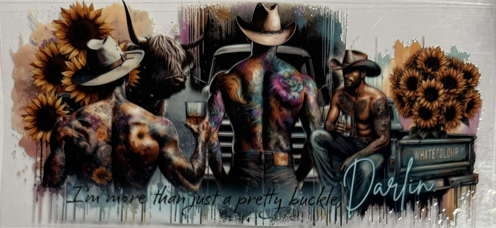 16oz UV DTF Wrap Tattoo Girls Quotes 55