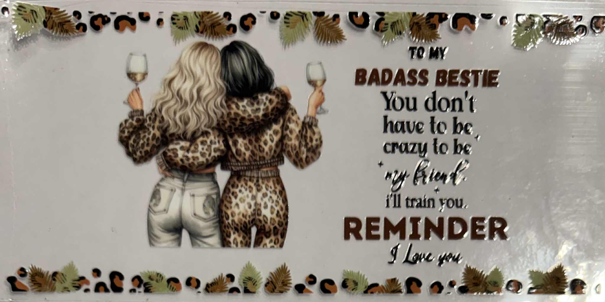 16oz UV DTF Wrap Tattoo Girls Quotes 68