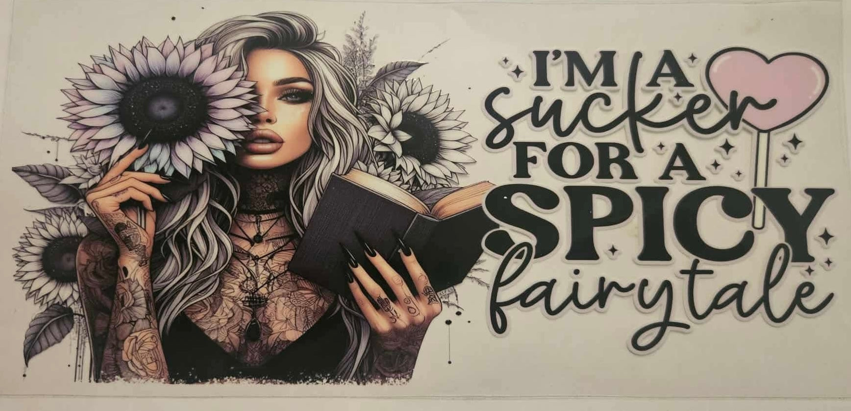 16oz UV DTF Wrap Tattoo Girls Quotes 9