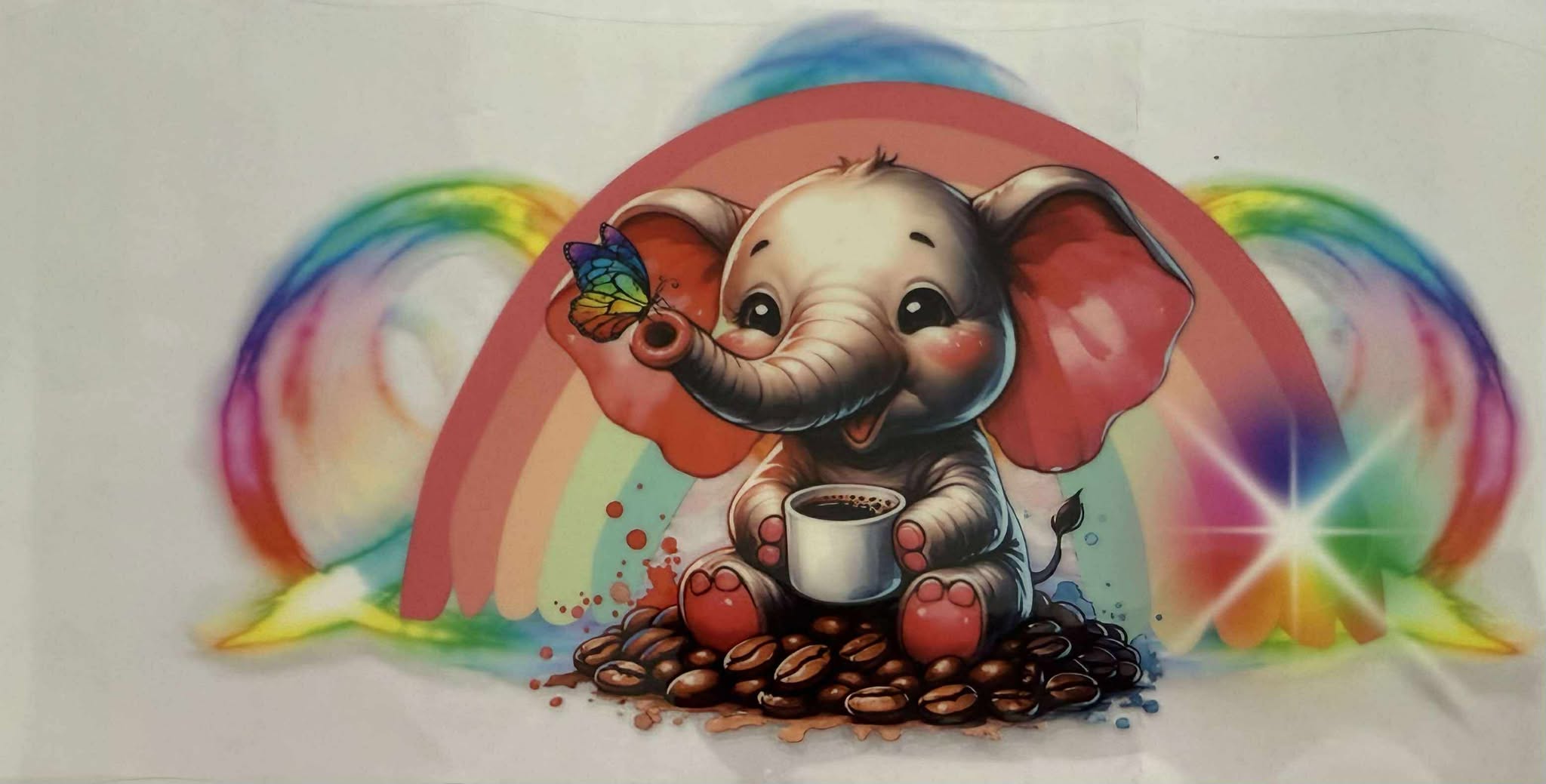 16oz UV DTF Wrap Animals 038