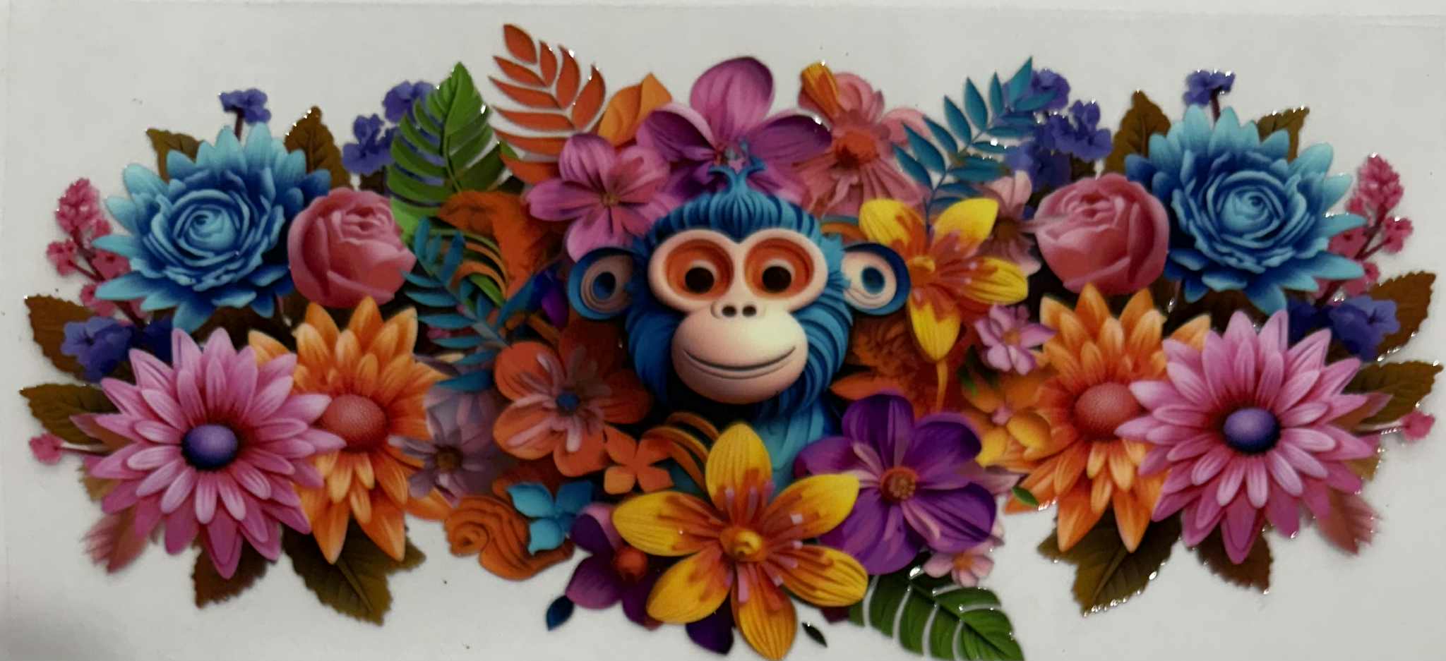 16oz UV DTF Wrap Animals 061