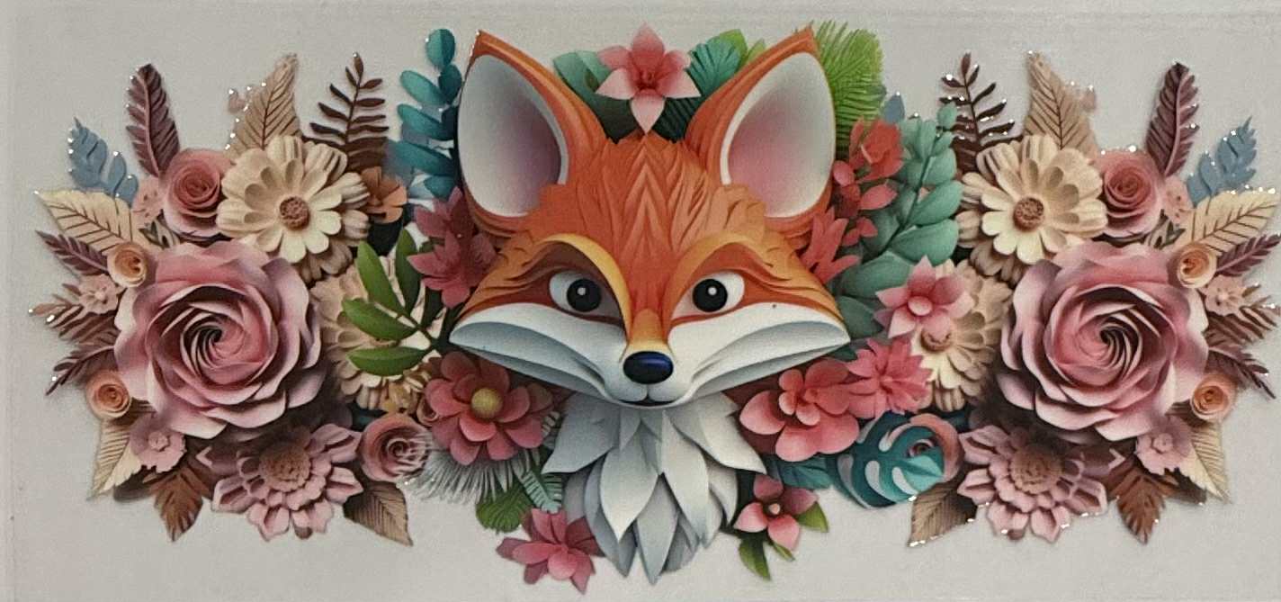 16oz UV DTF Wrap Animals 068