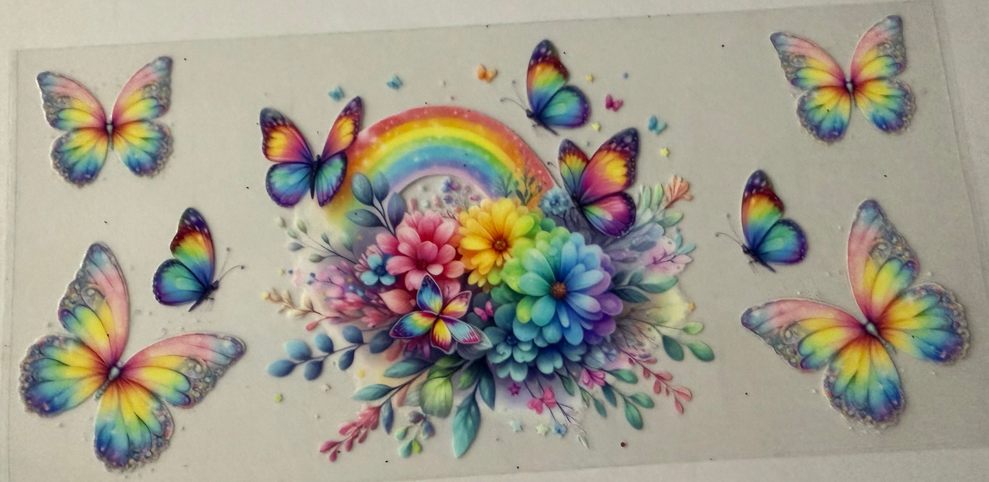 16oz UV DTF Wraps Butterfly 04