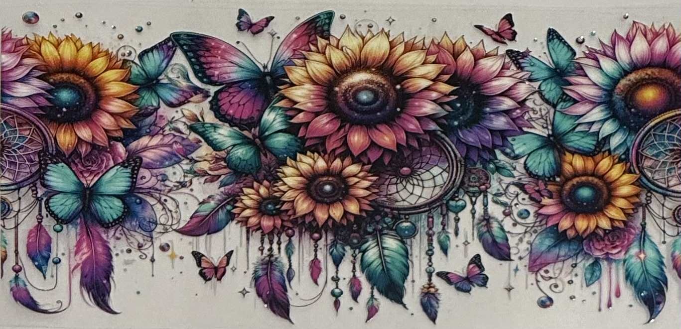 16oz UV DTF Wraps Butterfly 09