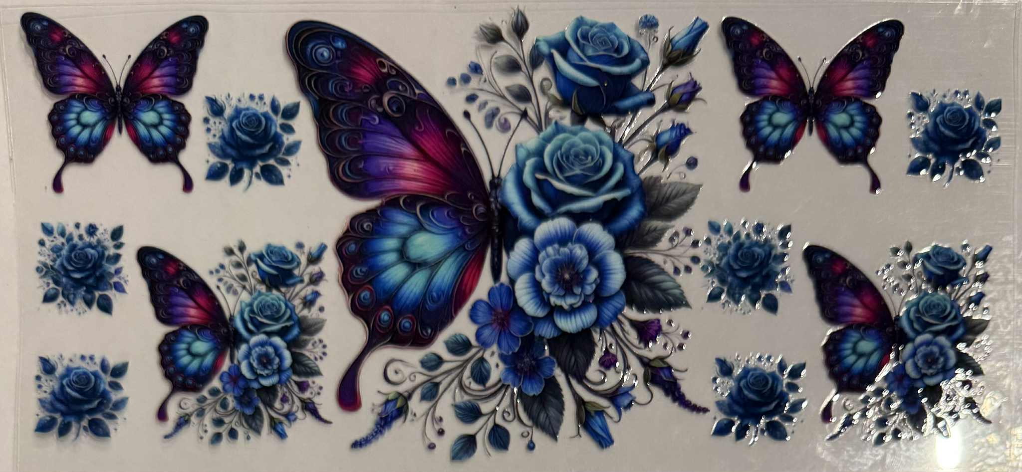 16oz UV DTF Wraps Butterfly 10