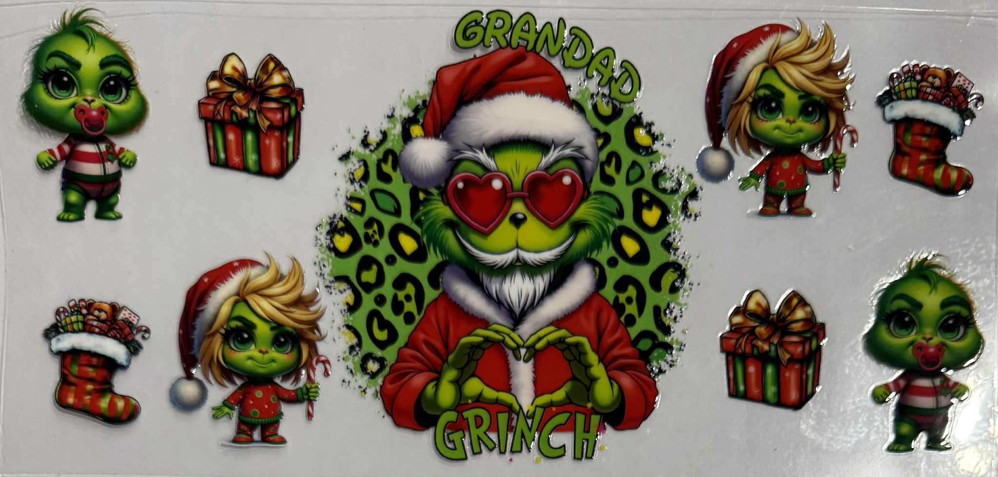 16oz UV DTF Wrap Christmas 030