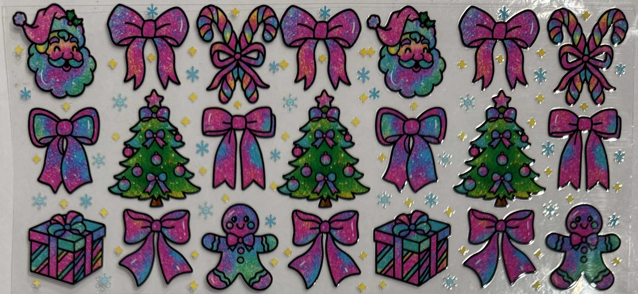 16oz UV DTF Wrap Christmas 032