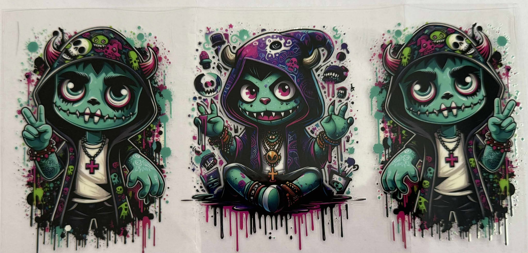 16oz UV DTF Wrap Halloween 07