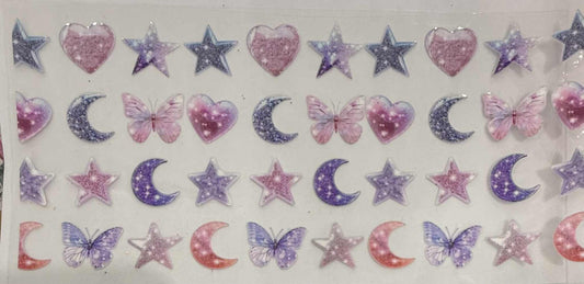 16oz UV DTF wrap Hearts 2