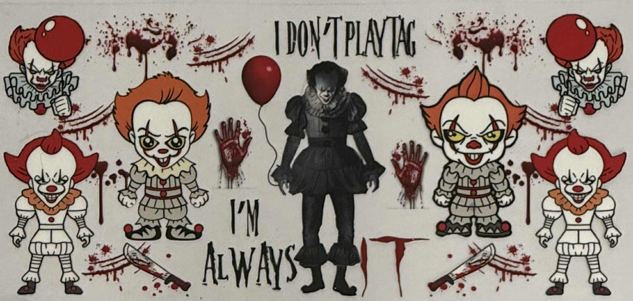 16oz UV DTF Wrap Horror 015