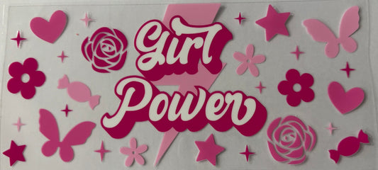 16oz UV DTF wrap girl power
