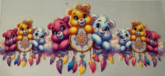 16oz UV DTF wrap Carebears 2