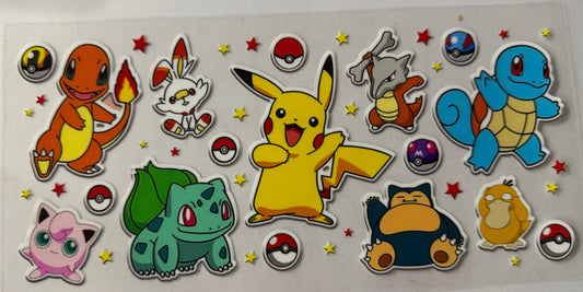 16oz UV DTF wrap pokemon 2