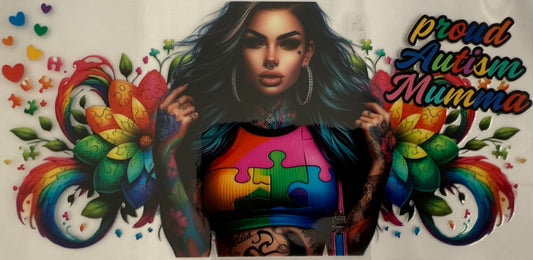16oz UV DTF autism 1