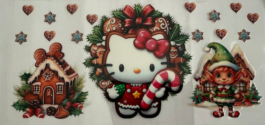 16oz UV DTF christmas 2