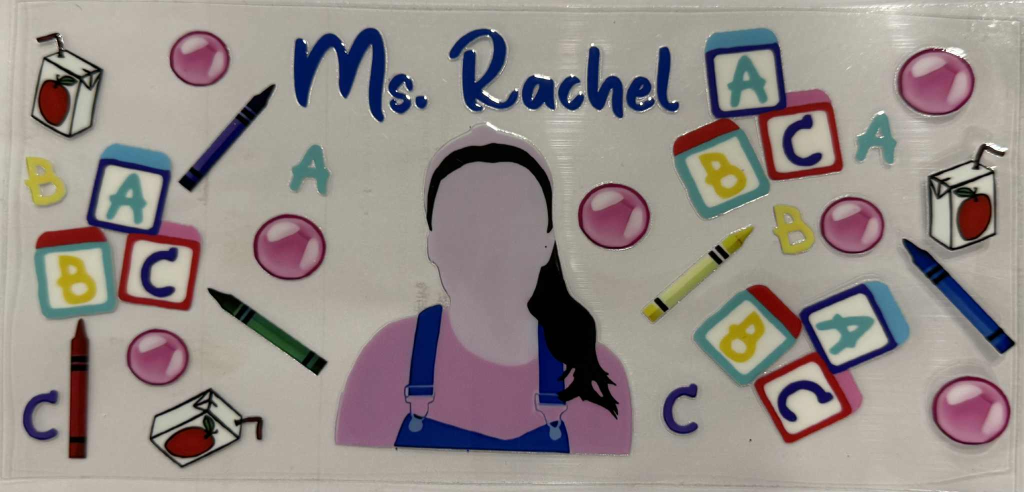 16oz UV DTF Wraps Kids Tv019