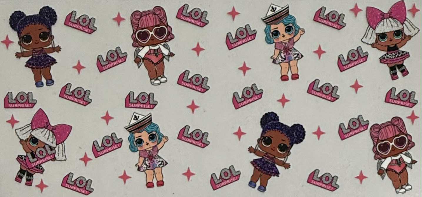 16oz UV DTF Wraps Kids Tv029