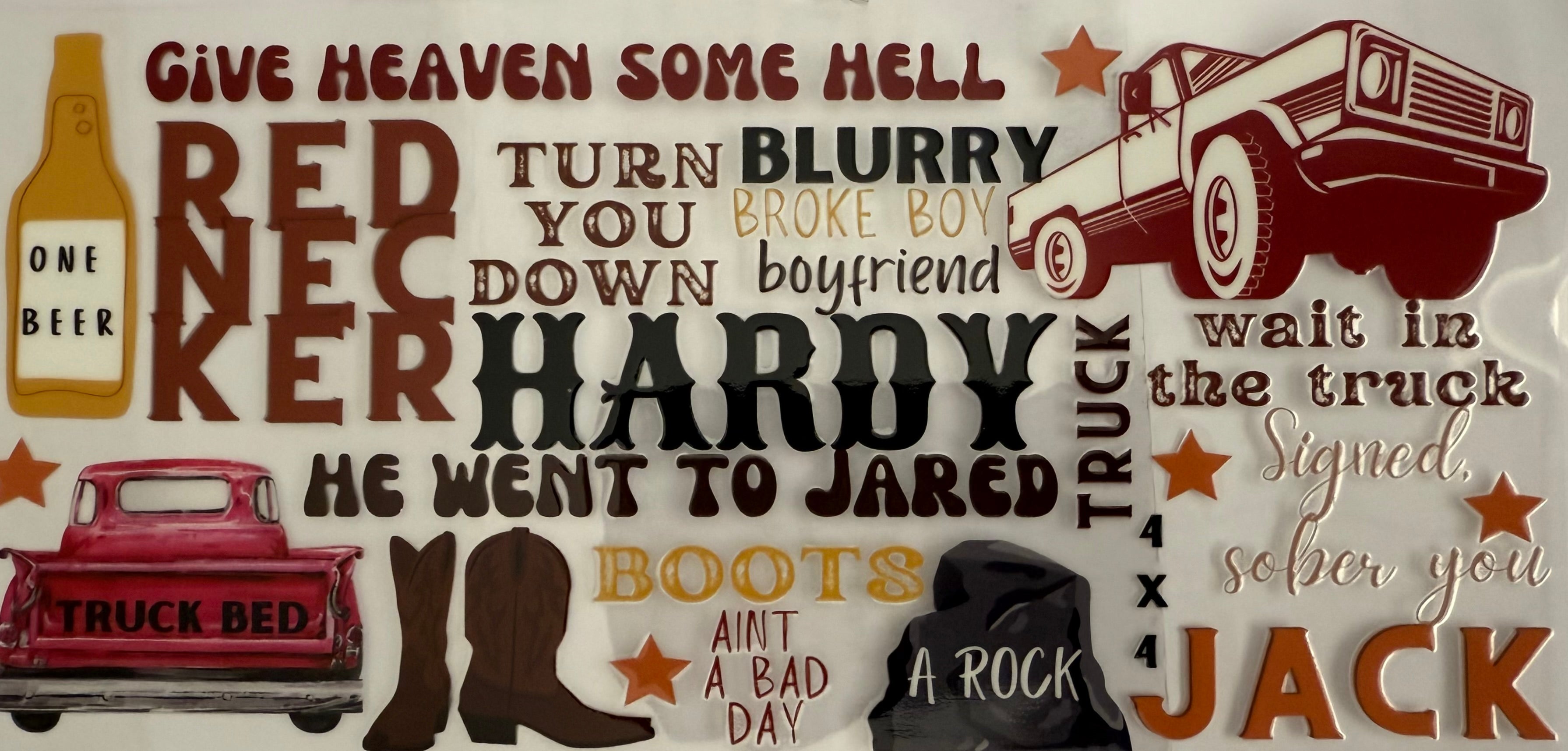 16oz UV DTF Wraps Music 09