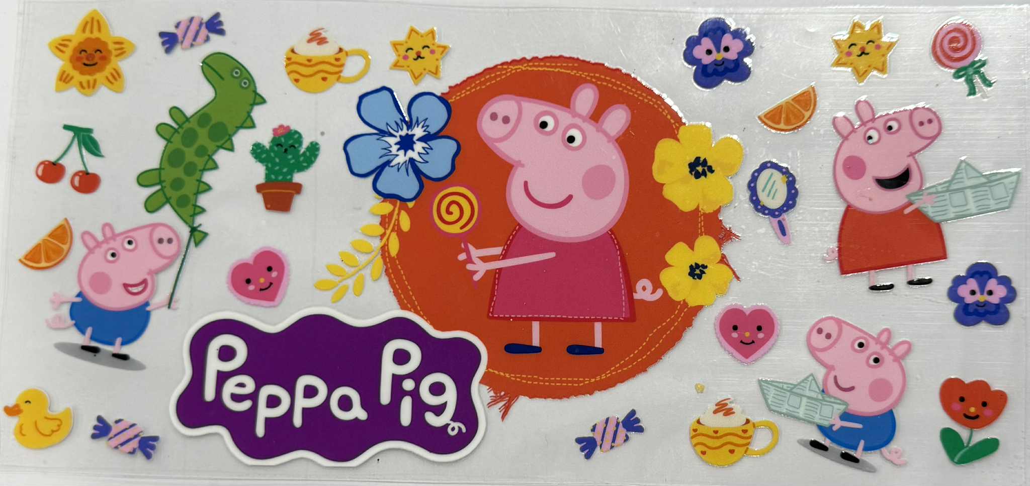 16oz UV DTF Wraps Peppa 1