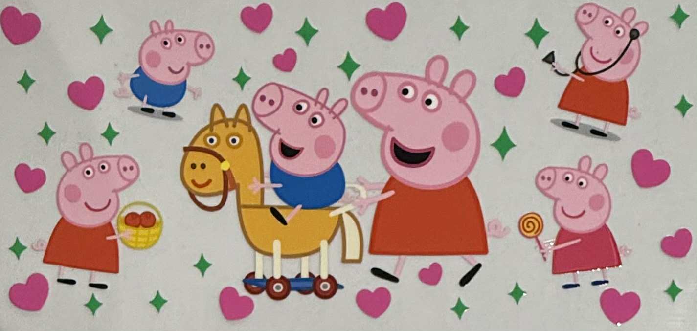 16oz UV DTF Wraps Peppa 6