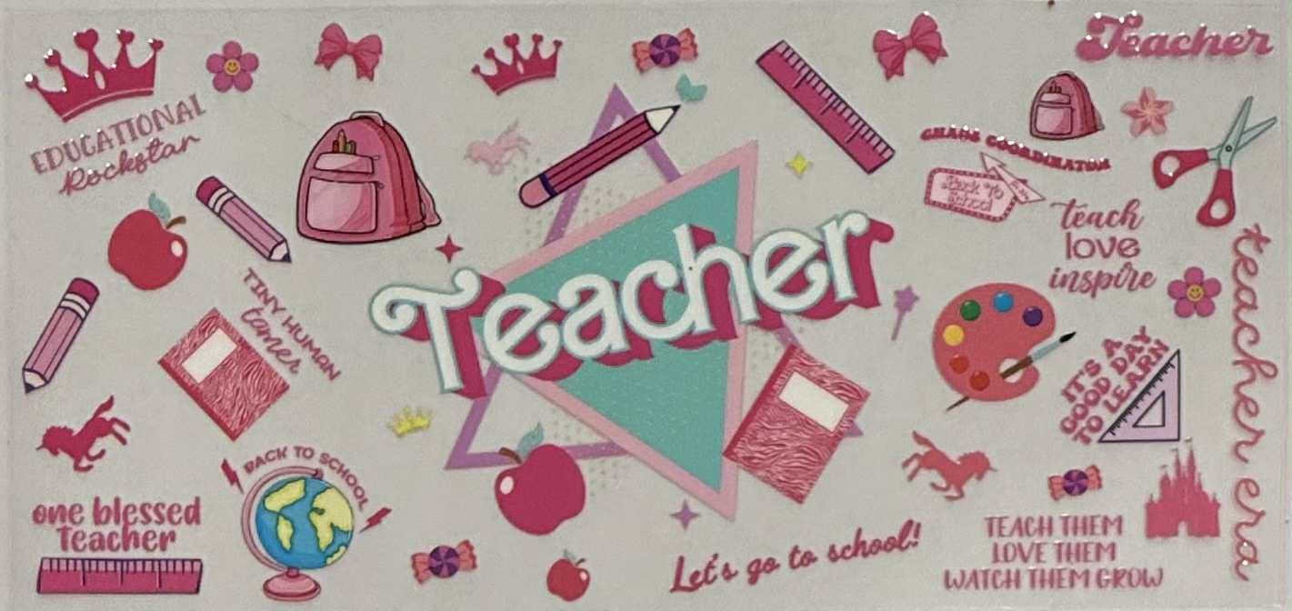 16oz UV DTF Wraps Teacher 6