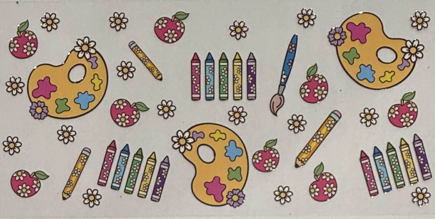 16oz UV DTF Wraps Teacher 9