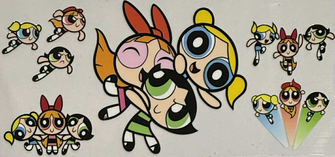 16oz UV DTF Wraps Kids Tv047