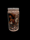 16oz Premade Snowglobe tumbler- Country Guitar Girl