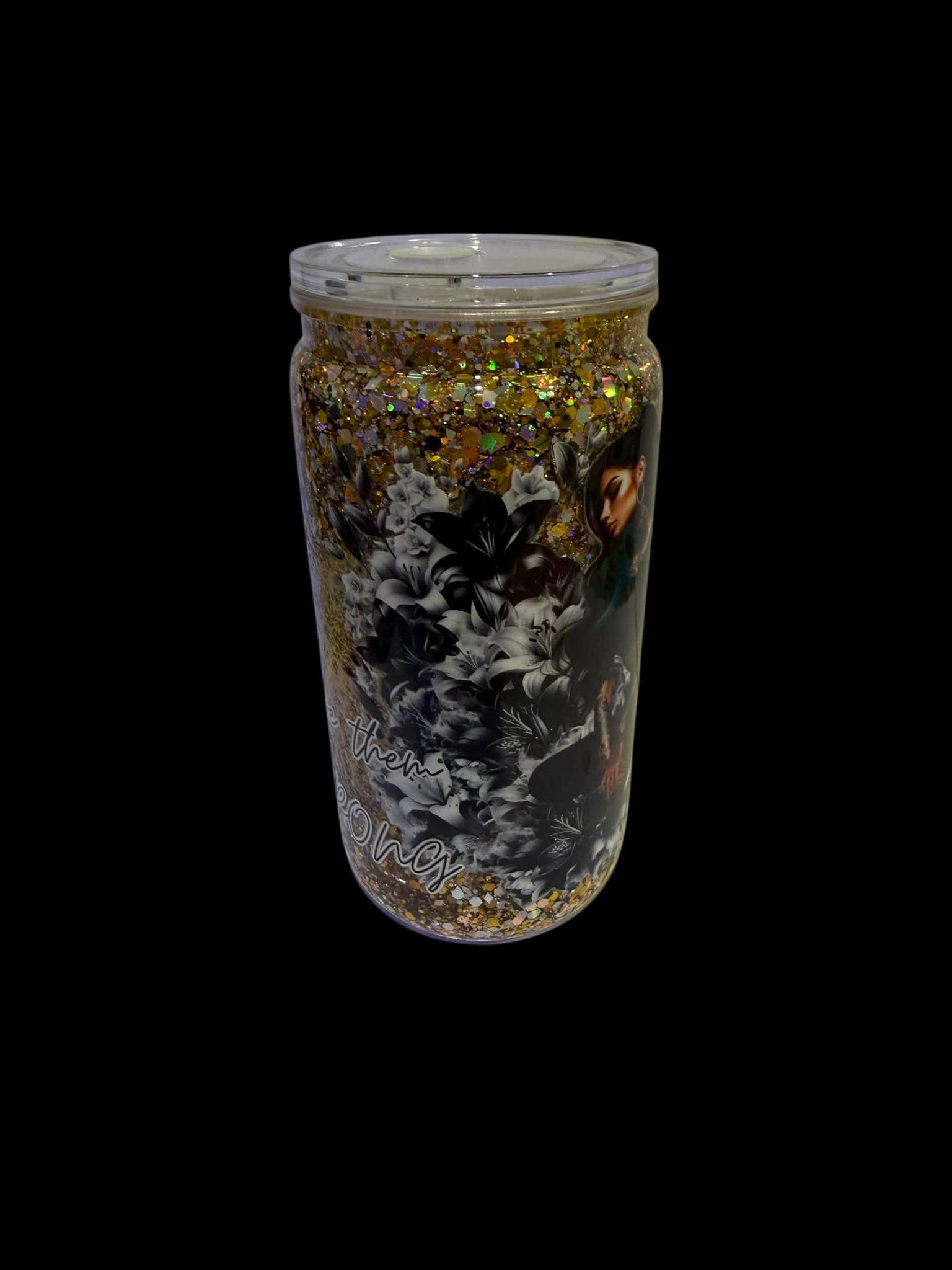 16oz Premade Snowglobe tumbler- Prove them Wrong