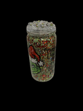 16oz Premade Snowglobe tumbler- Grinch with Decorated Lid